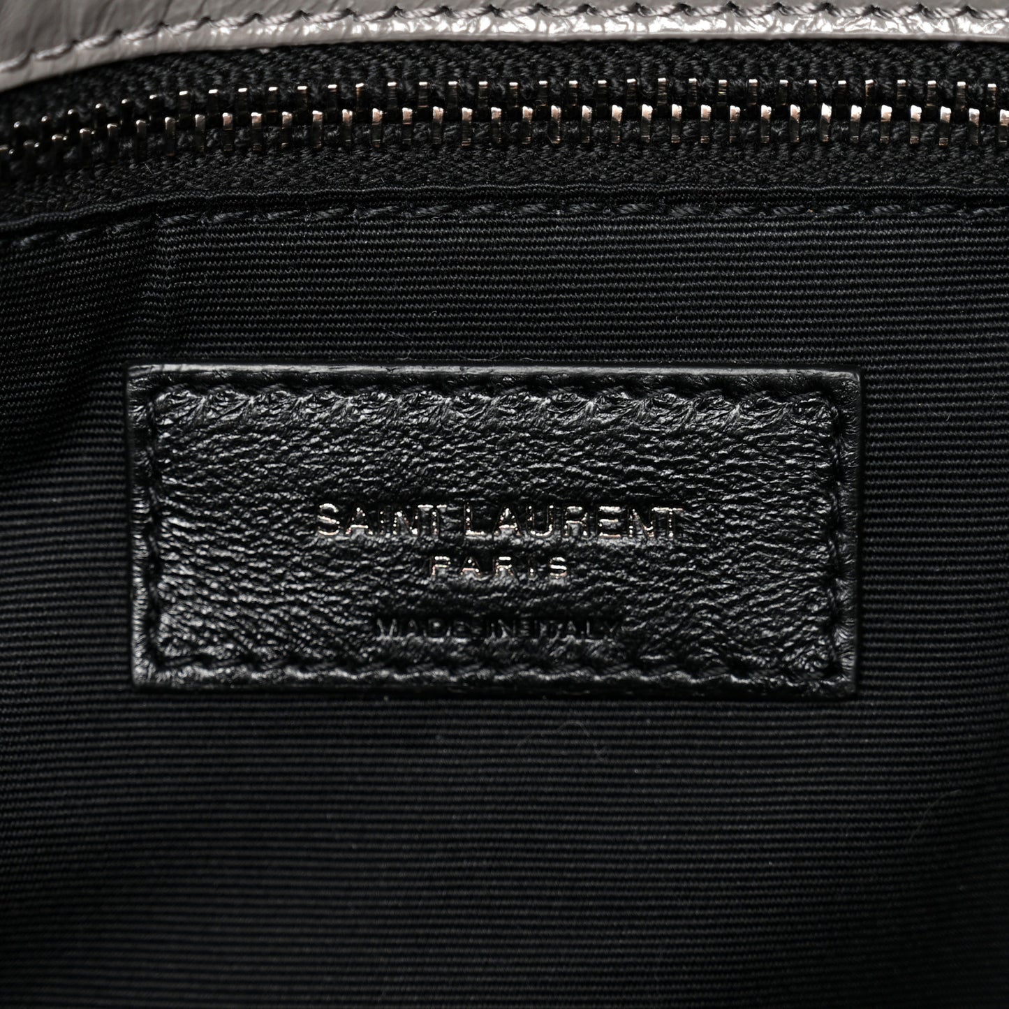 Crinkled Calfskin Matelasse Monogram Medium Niki Chain Satchel Fog