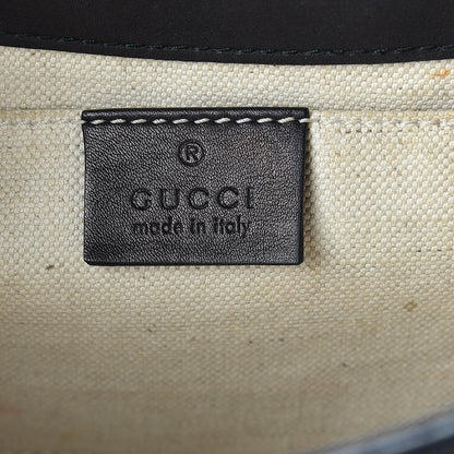 Gucci Guccissima Medium Emily Chain Shoulder Bag Black 8 of 10