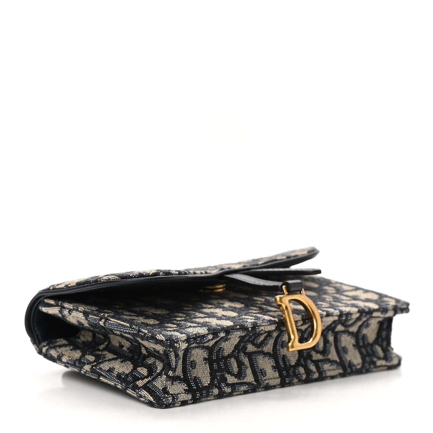 Oblique Saddle Belt Bag Blue