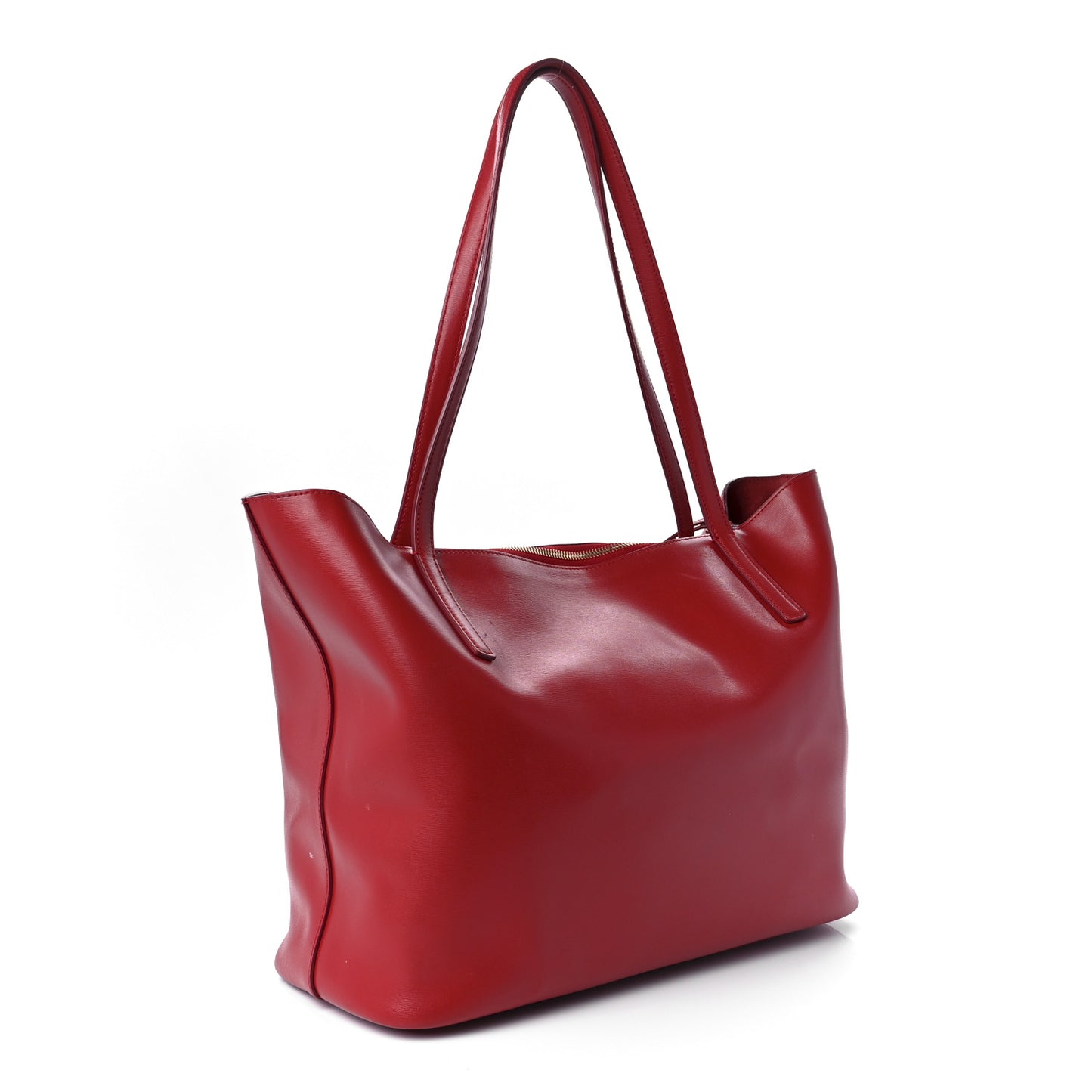 Calfskin Medium Gancini Tote Red