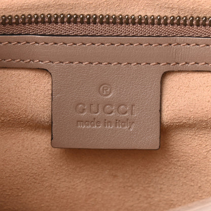 Gucci Calfskin Matelasse Medium GG Marmont Shoulder Bag Porcelain Rose 6 of 11