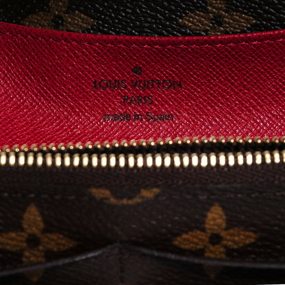 Louis Vuitton Monogram Emilie Wallet Red 6 of 8