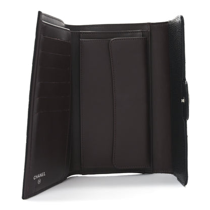 Chanel Caviar Quilted Large Flap Wallet Black 5 of 8