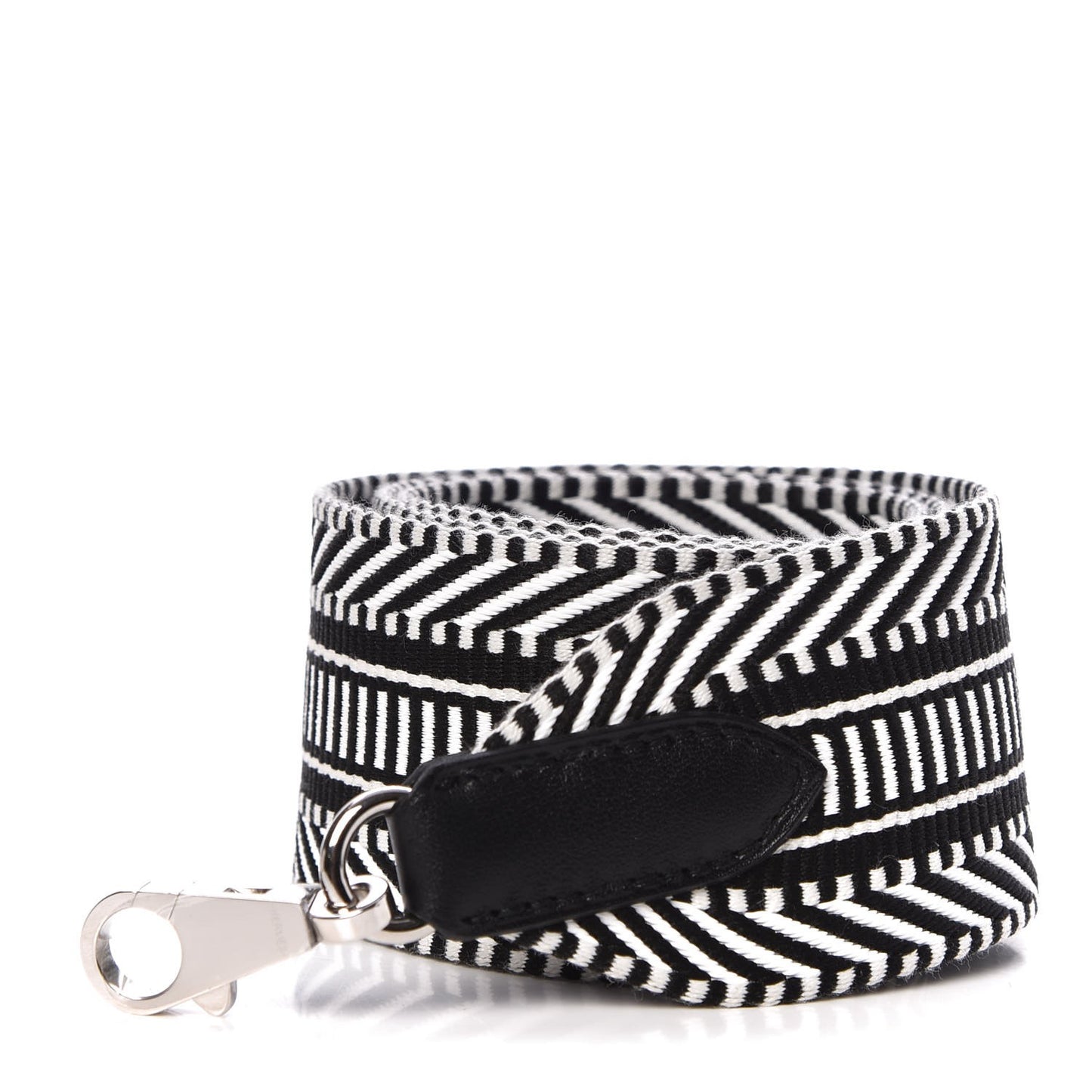 Toile Swift 50mm Sangle Cavale Shoulder Strap Black Ecru