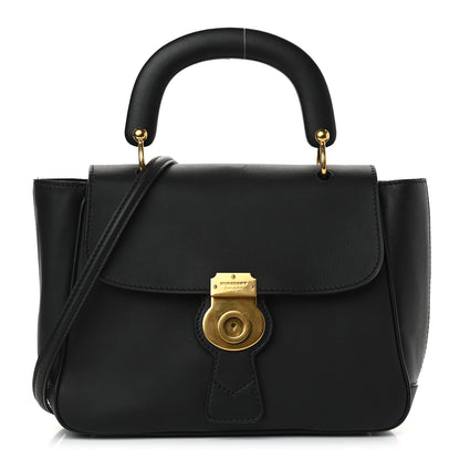 Burberry Trench Calfskin Medium DK88 Top Handle Bag Black 1 of 9