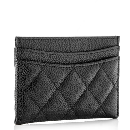 Chanel Caviar Quilted Card Holder Black 3 of 8