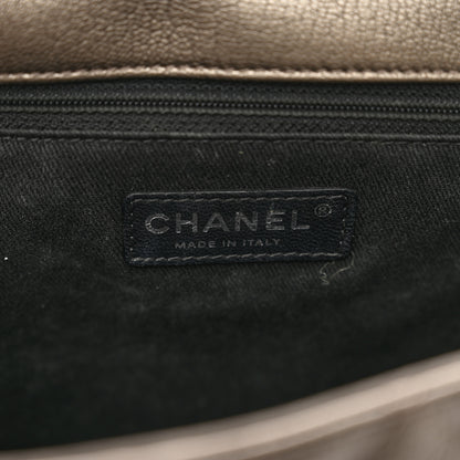 Chanel Metallic Goatskin Large City Rock Flap Silver 7 of 11