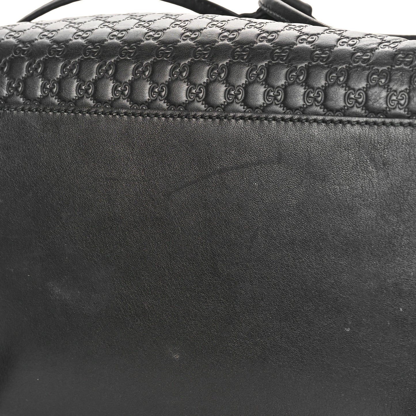 Microguccissima Drawstring Backpack Black