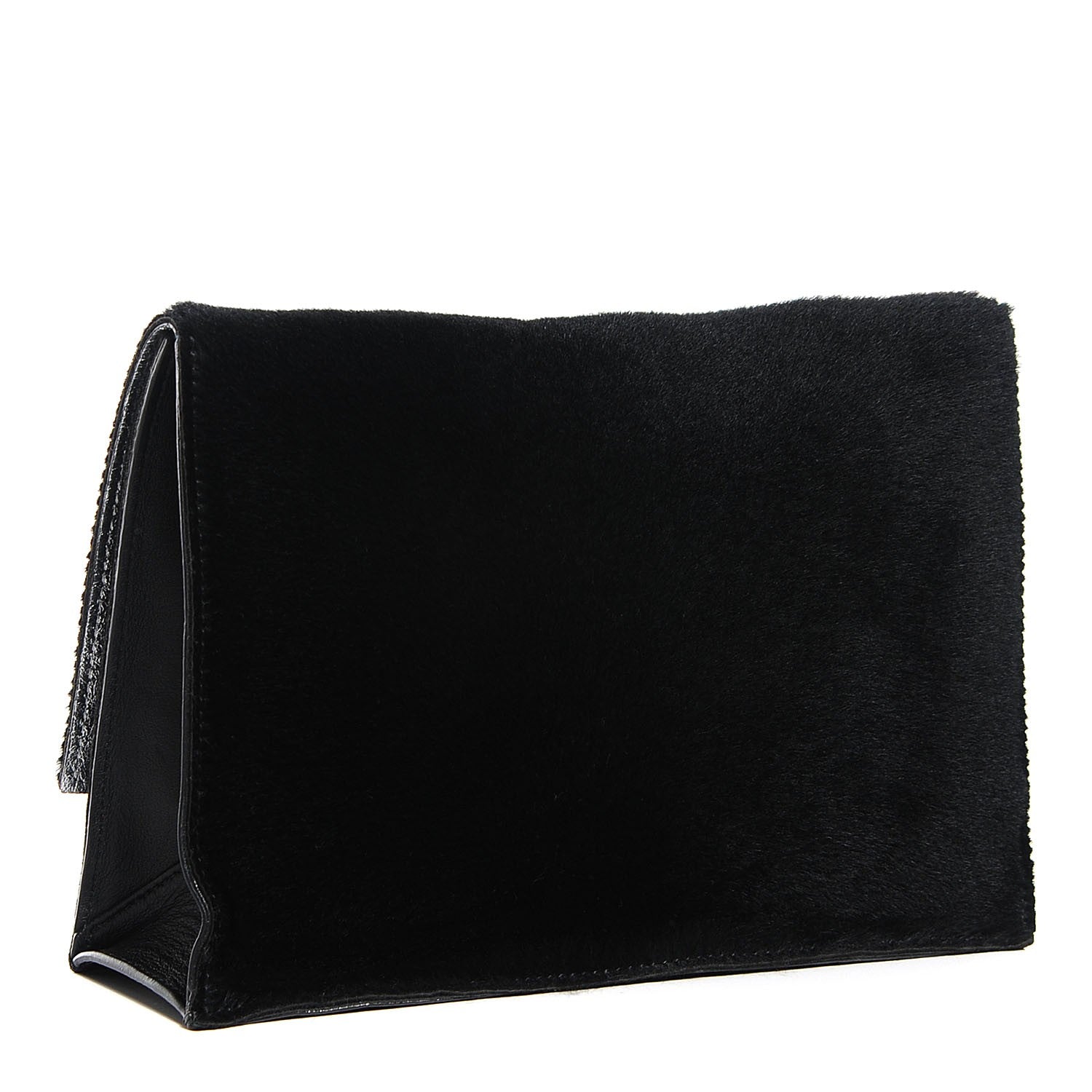 Proenza Schouler Lamb Fur Small Lunch Bag Black 3 of 9