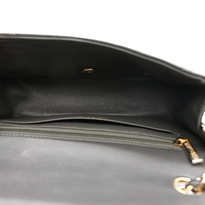 Chanel Lambskin Quilted Mini Rectangular Flap Dark Grey 5 of 13