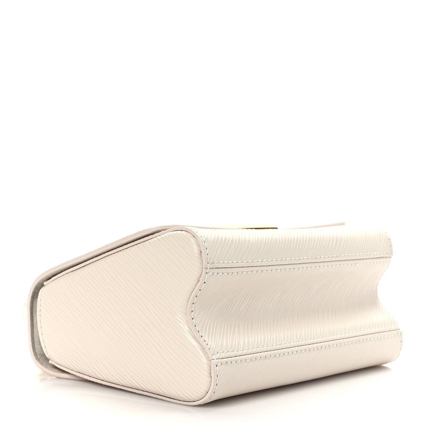 Epi Twist Braided Chain Shoulder Bag PM Quartz White