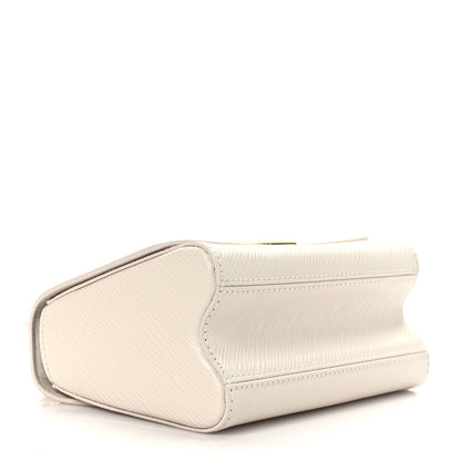 Louis Vuitton Epi Twist Braided Chain Shoulder Bag PM Quartz White 5 of 9