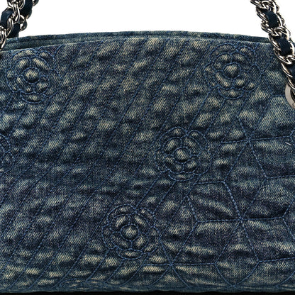Chanel Denim Camellia Embroidered Just Mademoiselle 9 of 11