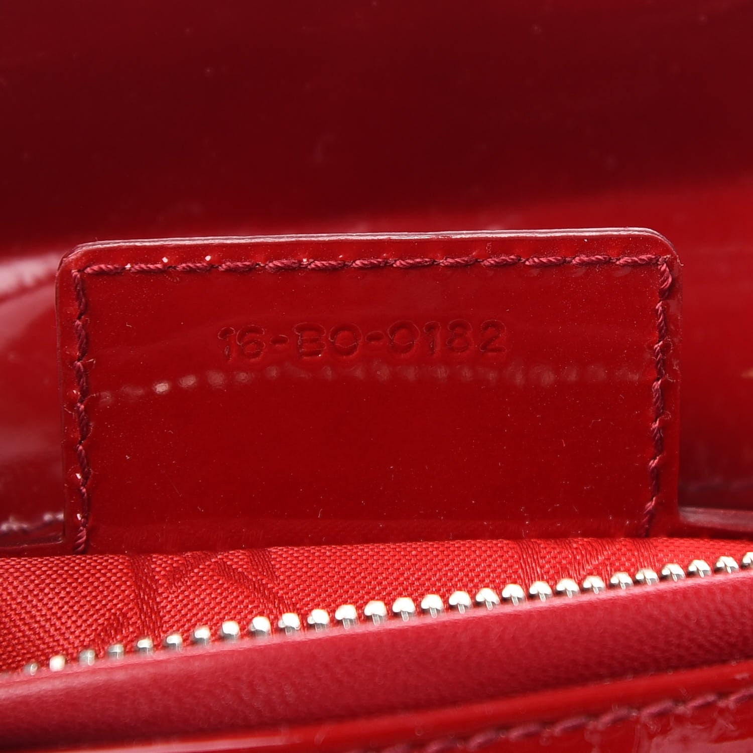 Christian Dior Patent Cannage Medium Lady Dior Red 9 of 9