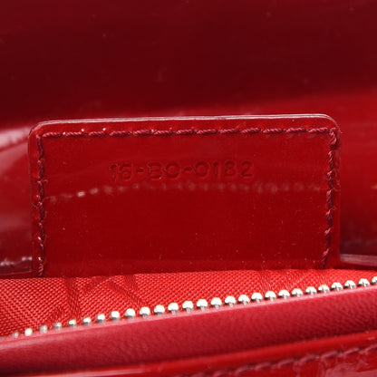 Christian Dior Patent Cannage Medium Lady Dior Red 9 of 9