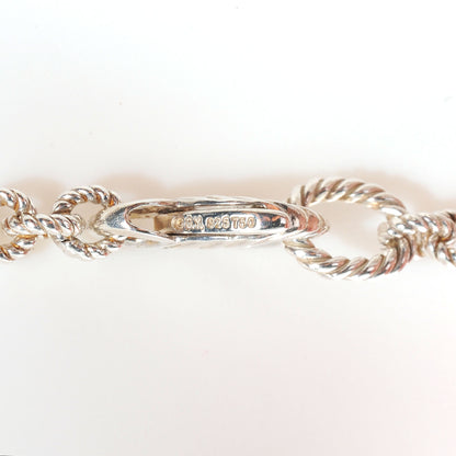 David Yurman Sterling Silver 18k Citrine Tassel Necklace 6 of 8