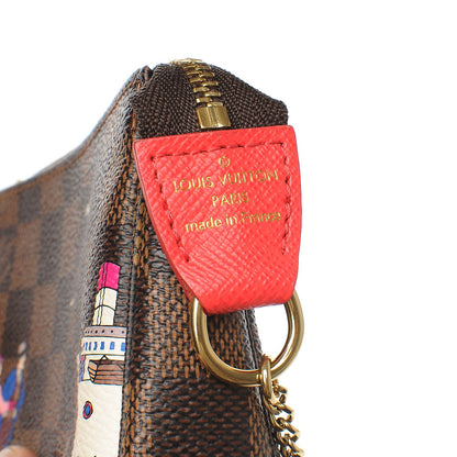 Louis Vuitton Damier Ebene 2016 Christmas Animation Mini Pochette Accessories 6 of 7