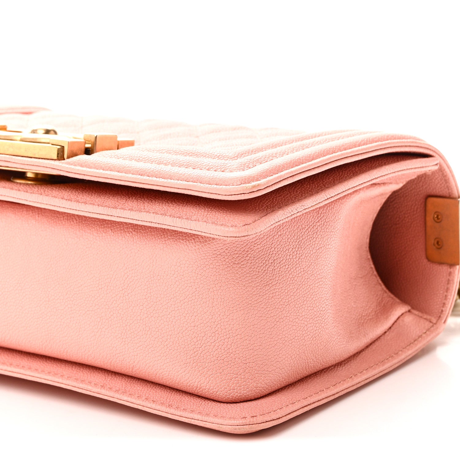 Chanel Caviar Quilted Small Boy Flap Pink 10 of 10