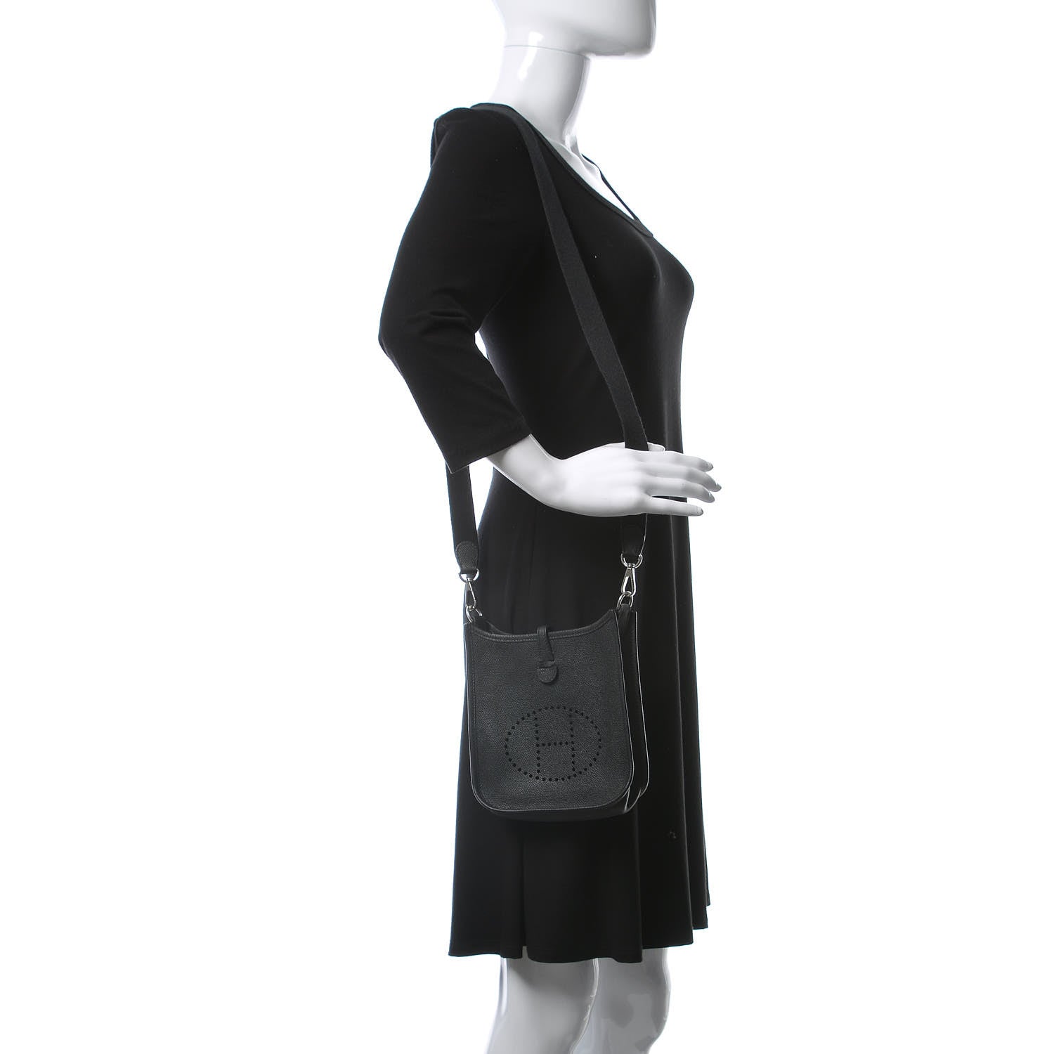 Hermes Epsom Evelyne TPM Black 2 of 9