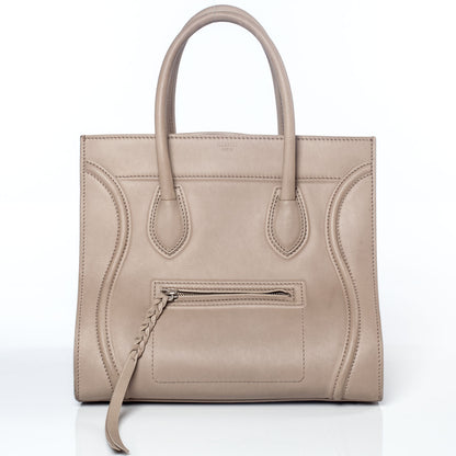 Celine Smooth Calfskin Medium Phantom Luggage Taupe 1 of 8