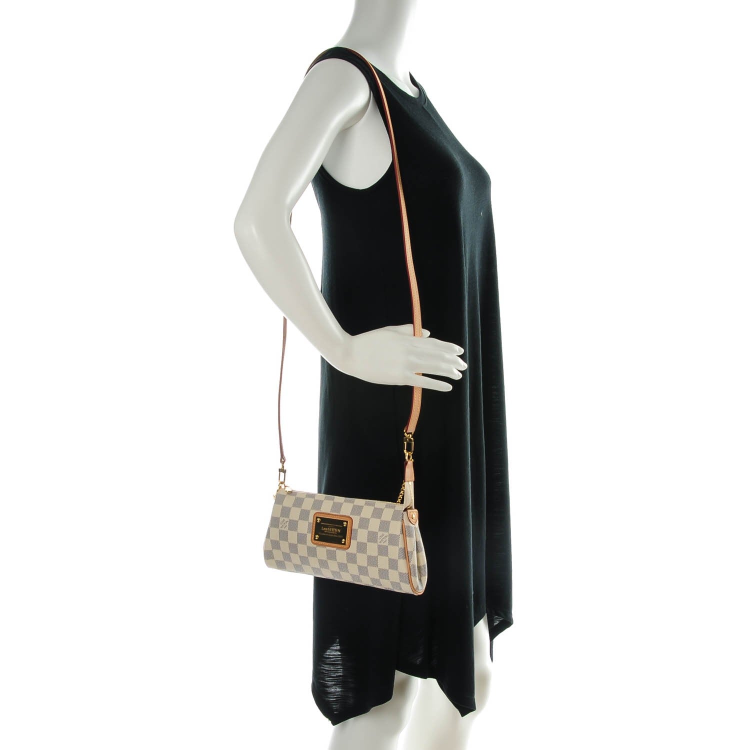 Louis Vuitton Damier Azur Eva Clutch 2 of 8