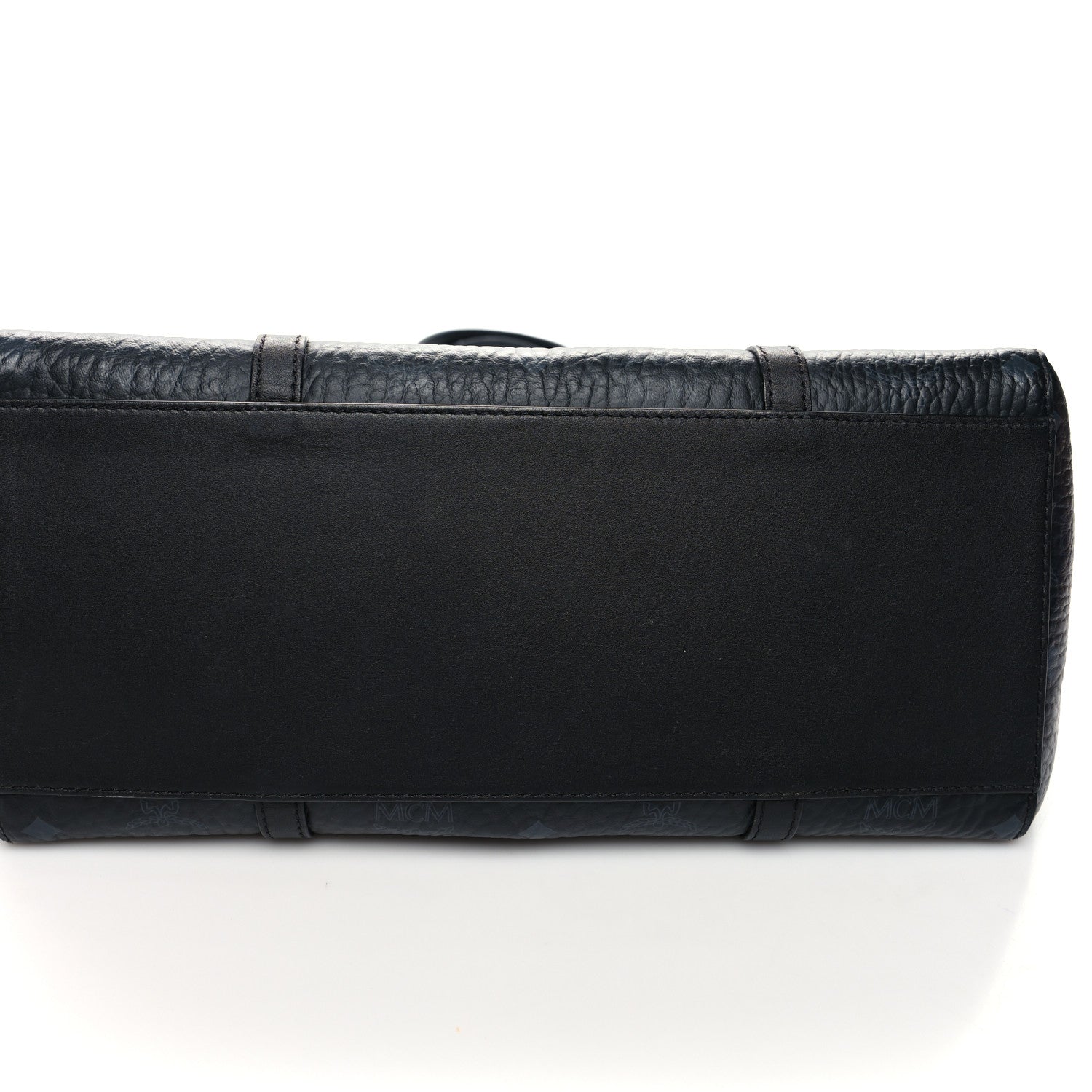 MCM Visetos Toni Shopper Tote Black 16 of 17