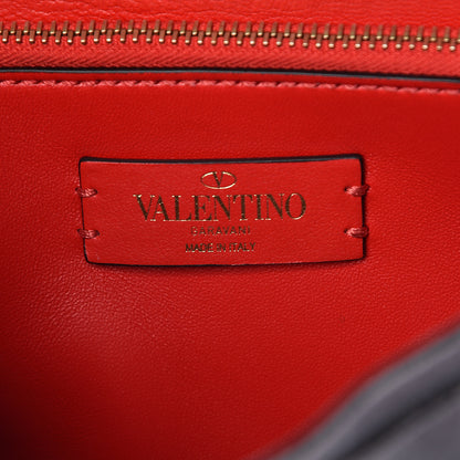 Valentino Garavani Calfskin VChain Crossbody Bag Poudre 6 of 9