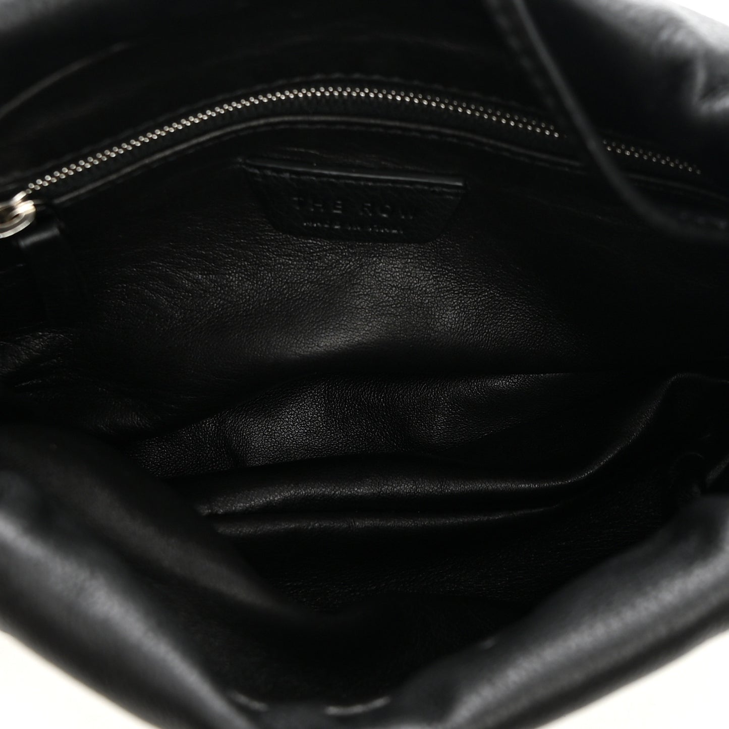 Grained Calfskin Bourse Clutch Black