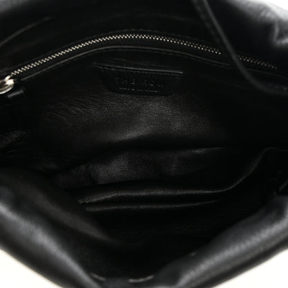 The Row Grained Calfskin Bourse Clutch Black 5 of 9