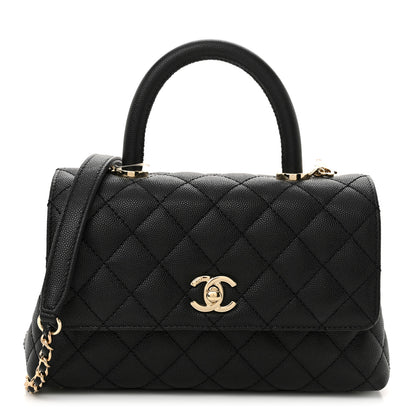 Chanel Caviar Quilted Mini Coco Handle Flap Black 1 of 11