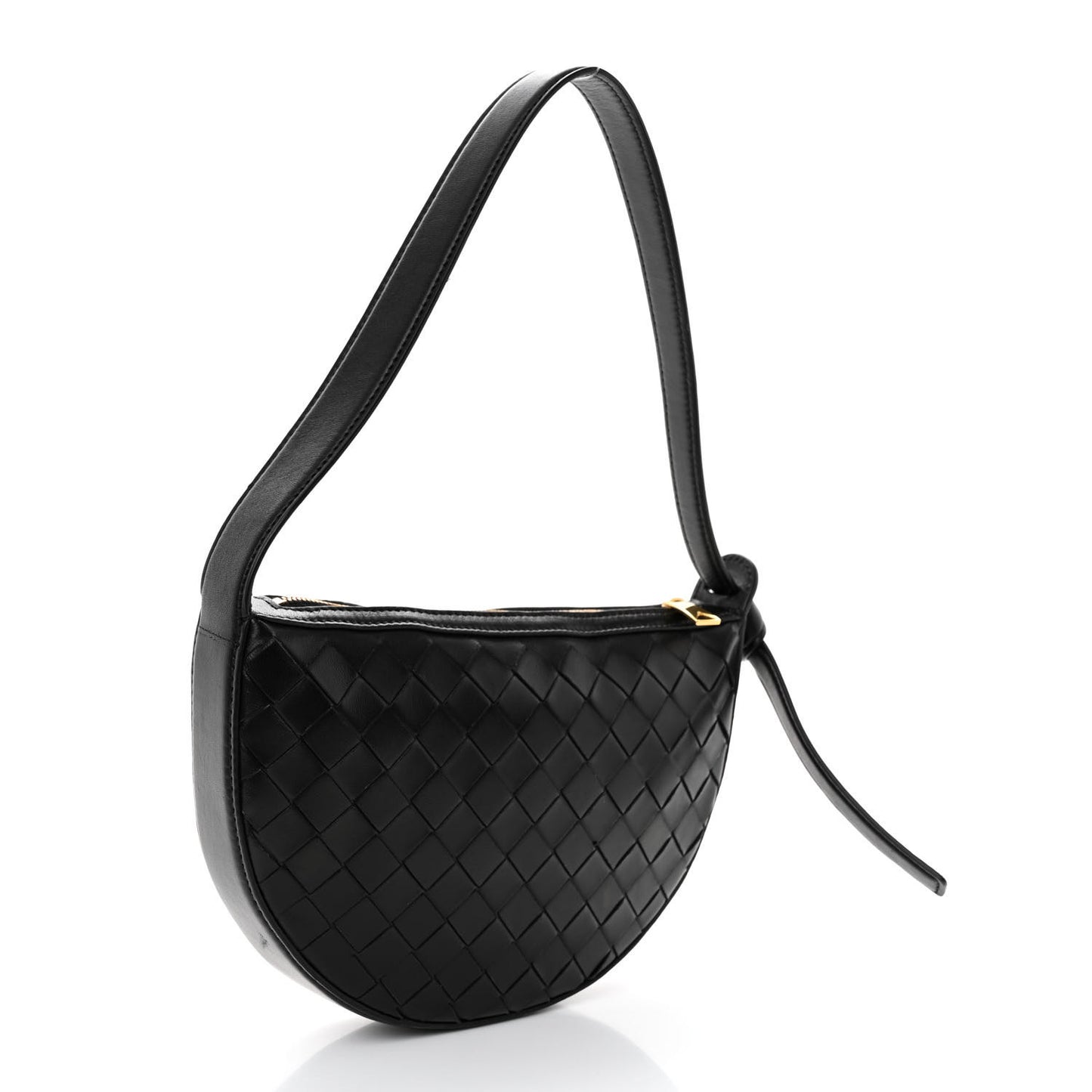 Nappa Intrecciato Mini Sunrise Black