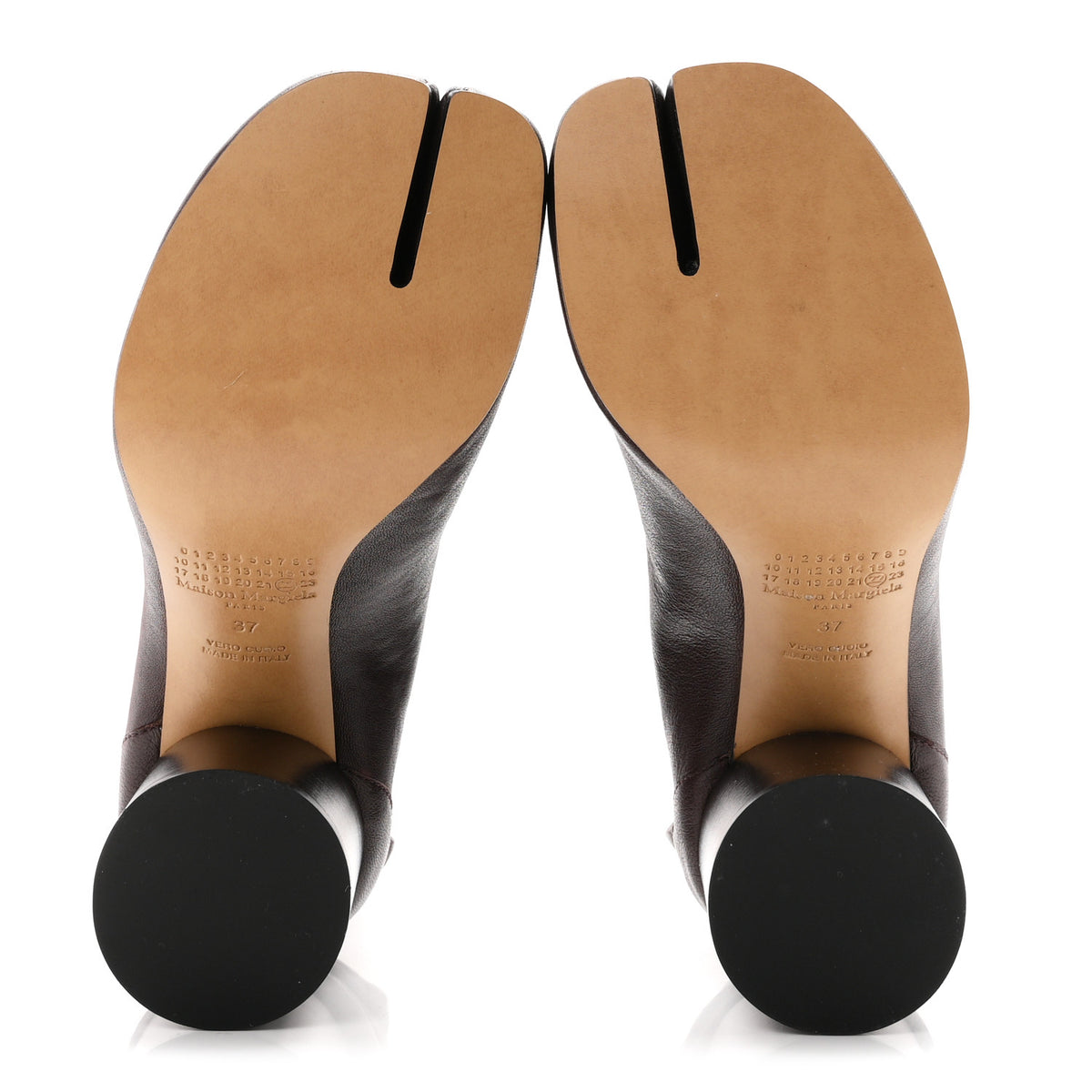 Nappa Tabi Ankle 80mm Boots 37 Brown