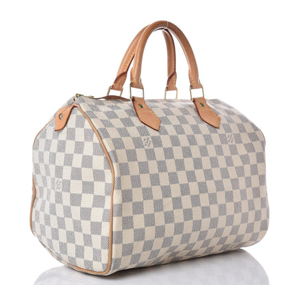 Louis Vuitton Damier Azur Speedy 30 3 of 11