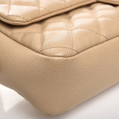 Chanel Caviar Quilted Jumbo Easy Flap Beige 8 of 11
