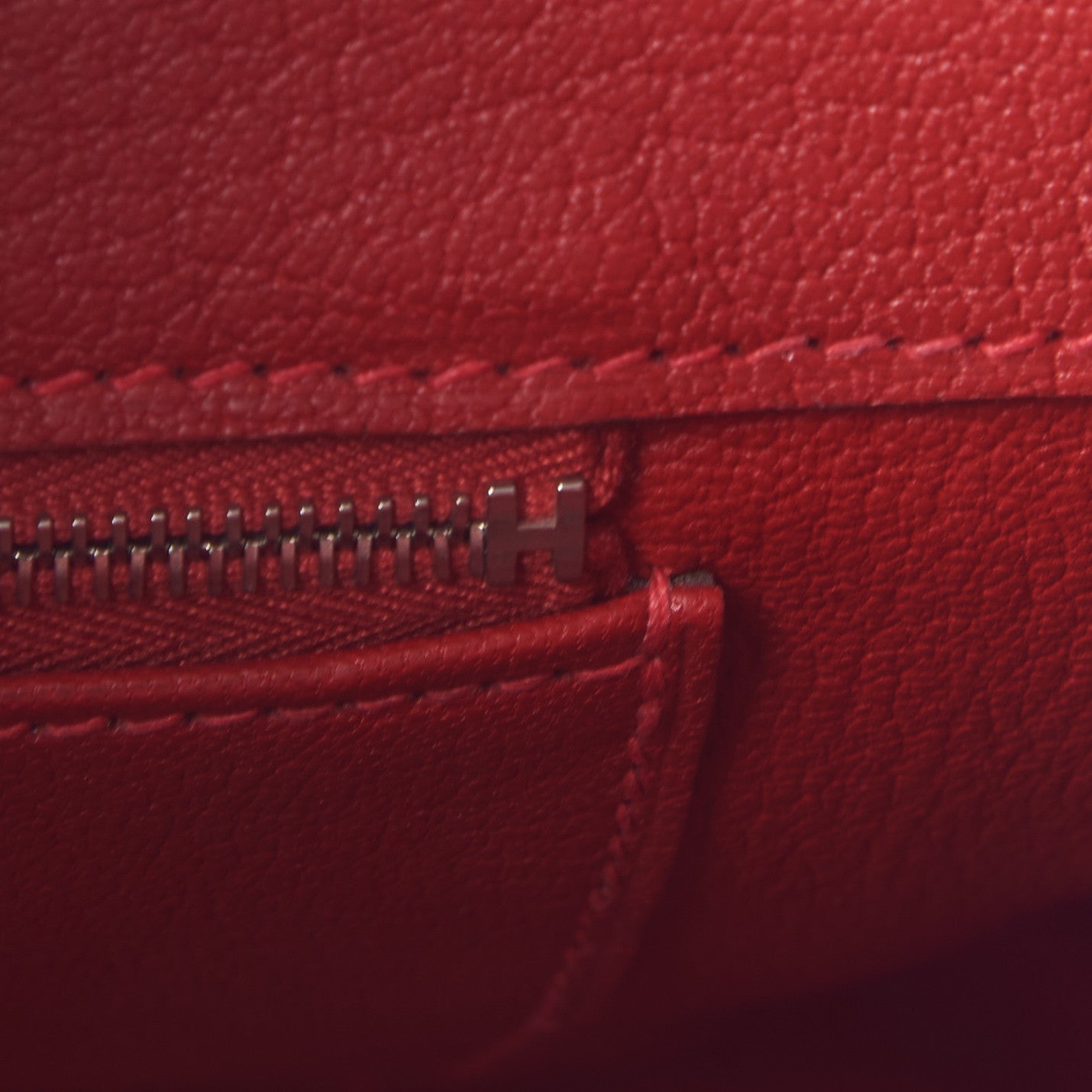 Hermes Taurillon Clemence Birkin 30 Rouge Casaque 15 of 30