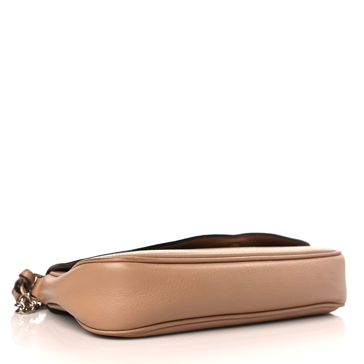 Gucci Pebbled Calfskin Medium Soho Flap Crossbody Camelia 4 of 10
