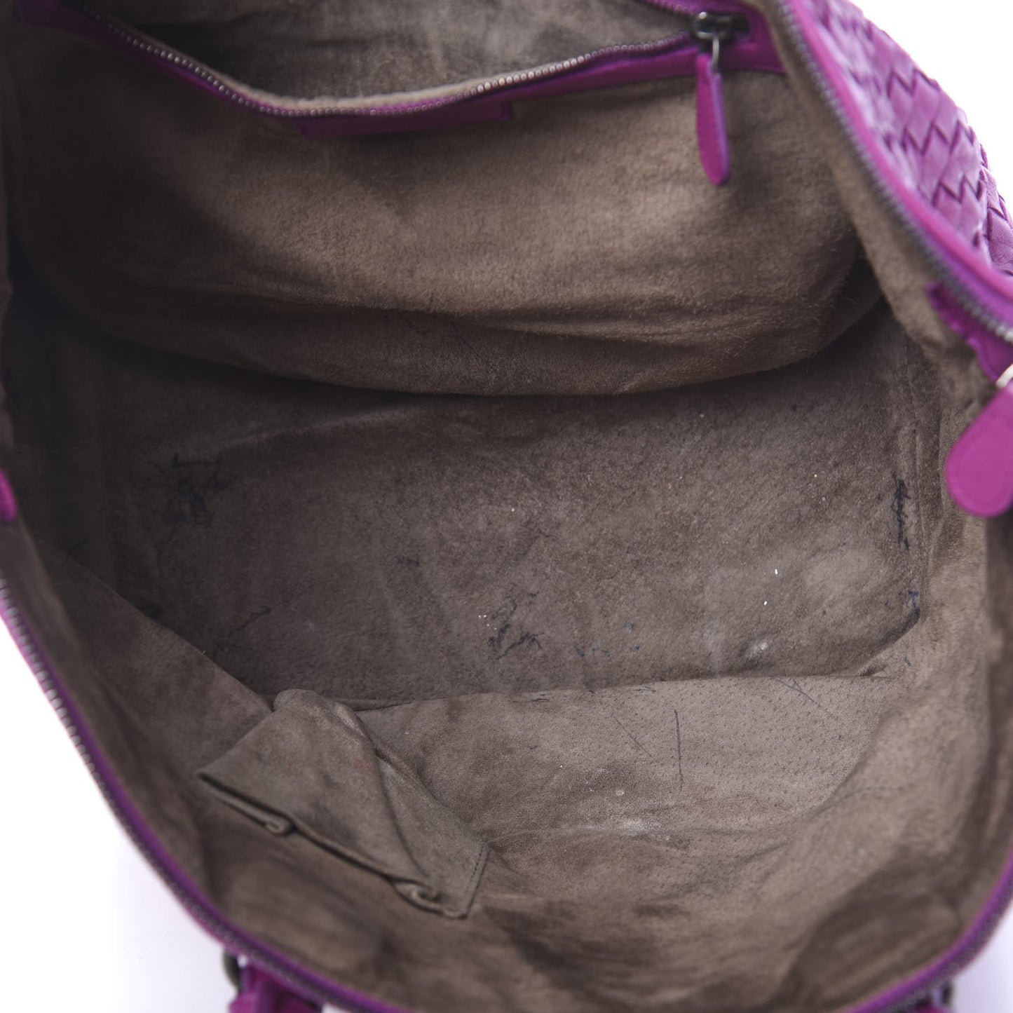 Nappa Intrecciato Top Handle Tote Orchid