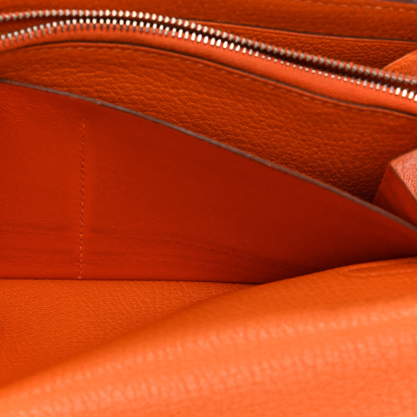 Chevre Mysore Kelly Longue Wallet Orange