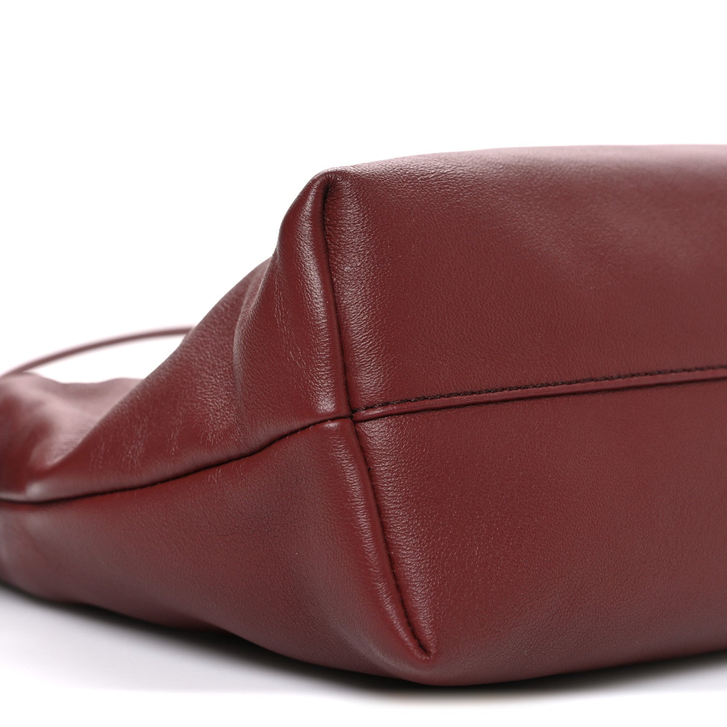 Loewe Mellow Nappa Medium Donut Chain Flamenco Knot Clutch Syrup 9 of 10