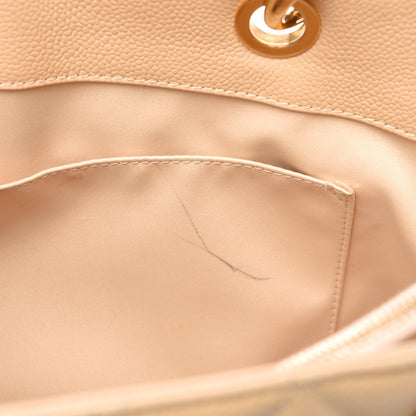 Chanel Caviar Quilted Grand Shopping Tote GST Beige Clair 7 of 15