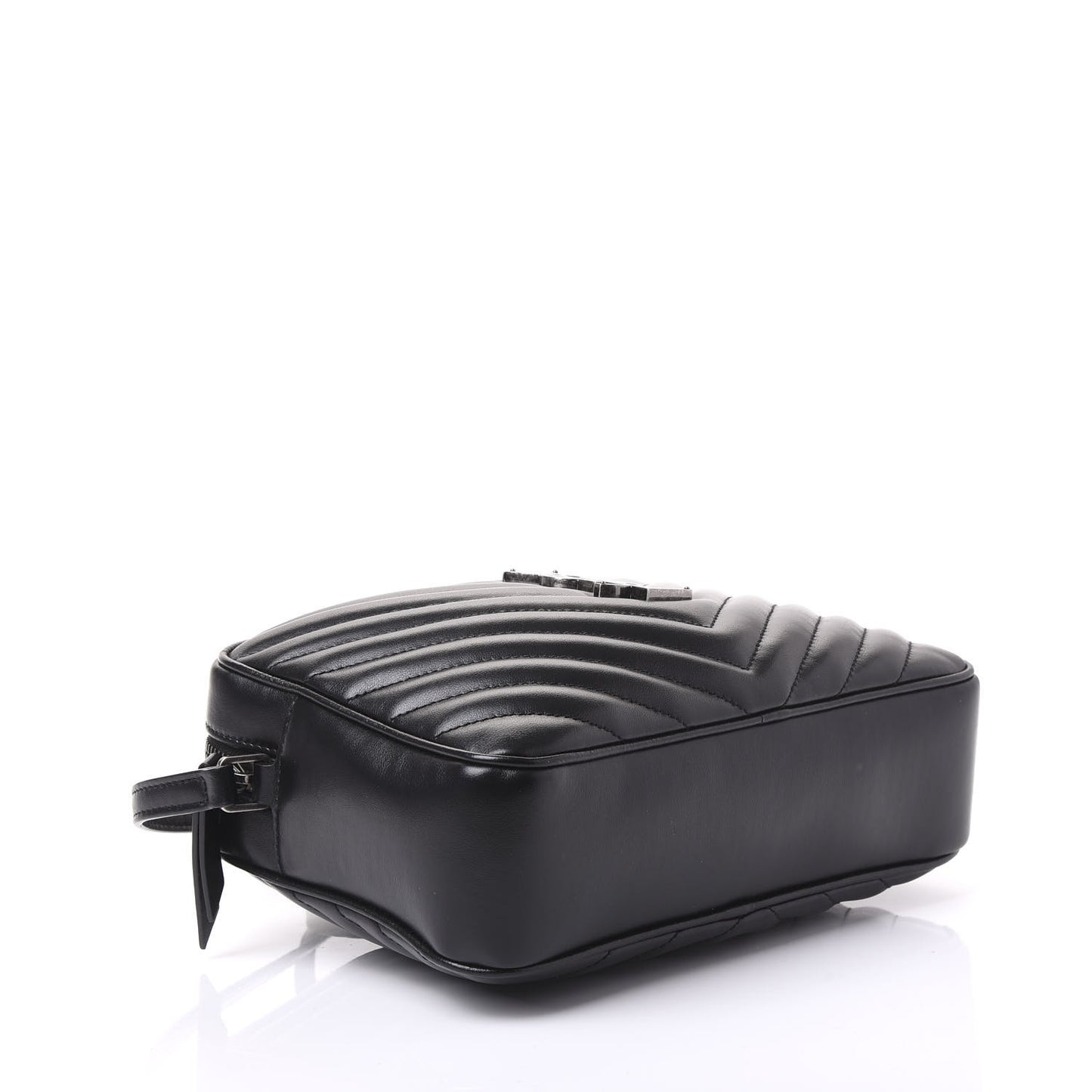 Calfskin Matelasse Monogram Lou Camera Bag Black