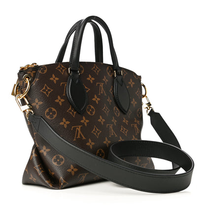 Louis Vuitton Monogram Flower Zipped Tote PM Black 3 of 12