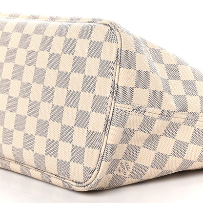 Louis Vuitton Damier Azur Neo Neverfull MM Rose Ballerine 10 of 10