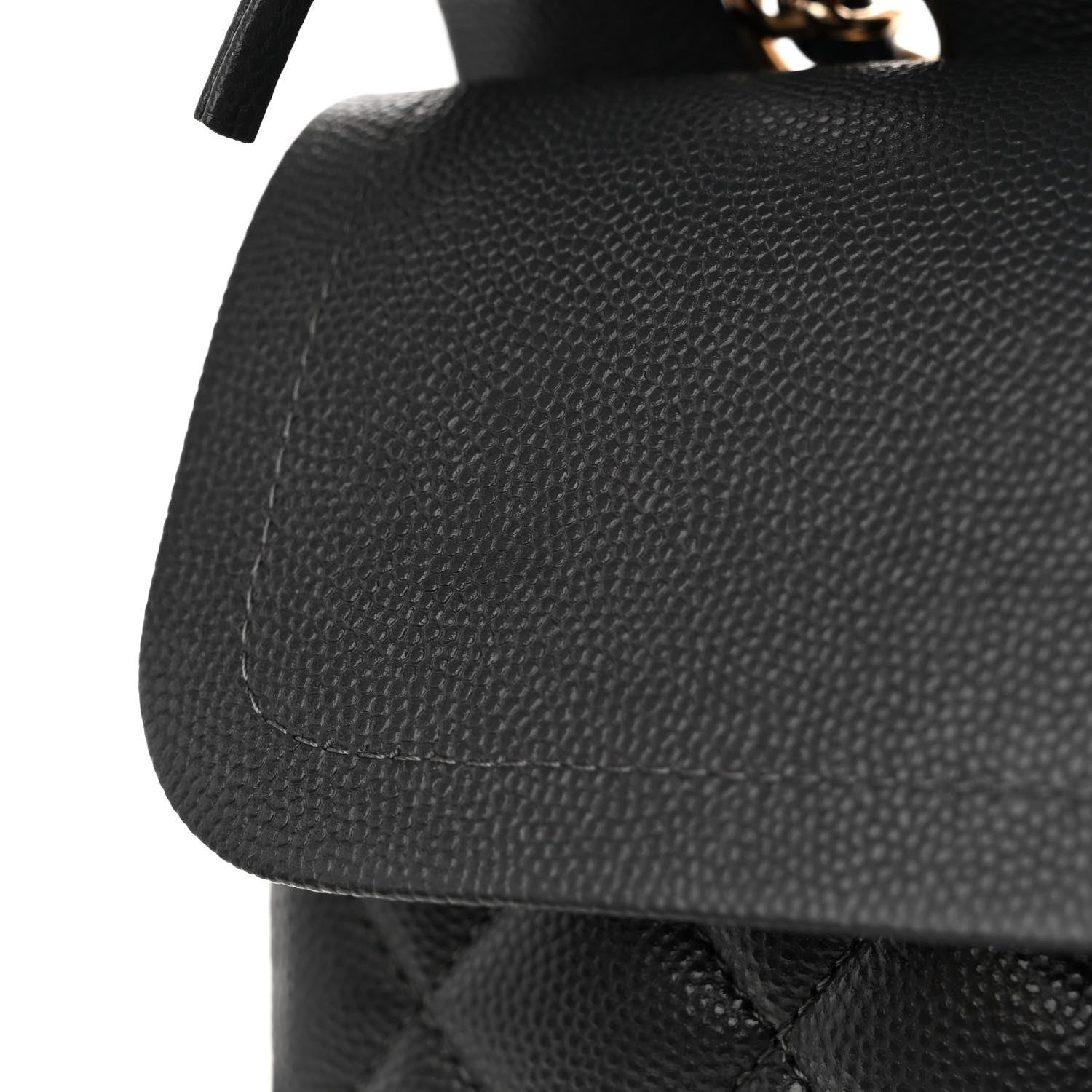Chanel Caviar Quilted Medium Double Flap Dark Grey 11 of 12
