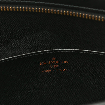Louis Vuitton Epi Pochette Homme Clutch Black 6 of 14