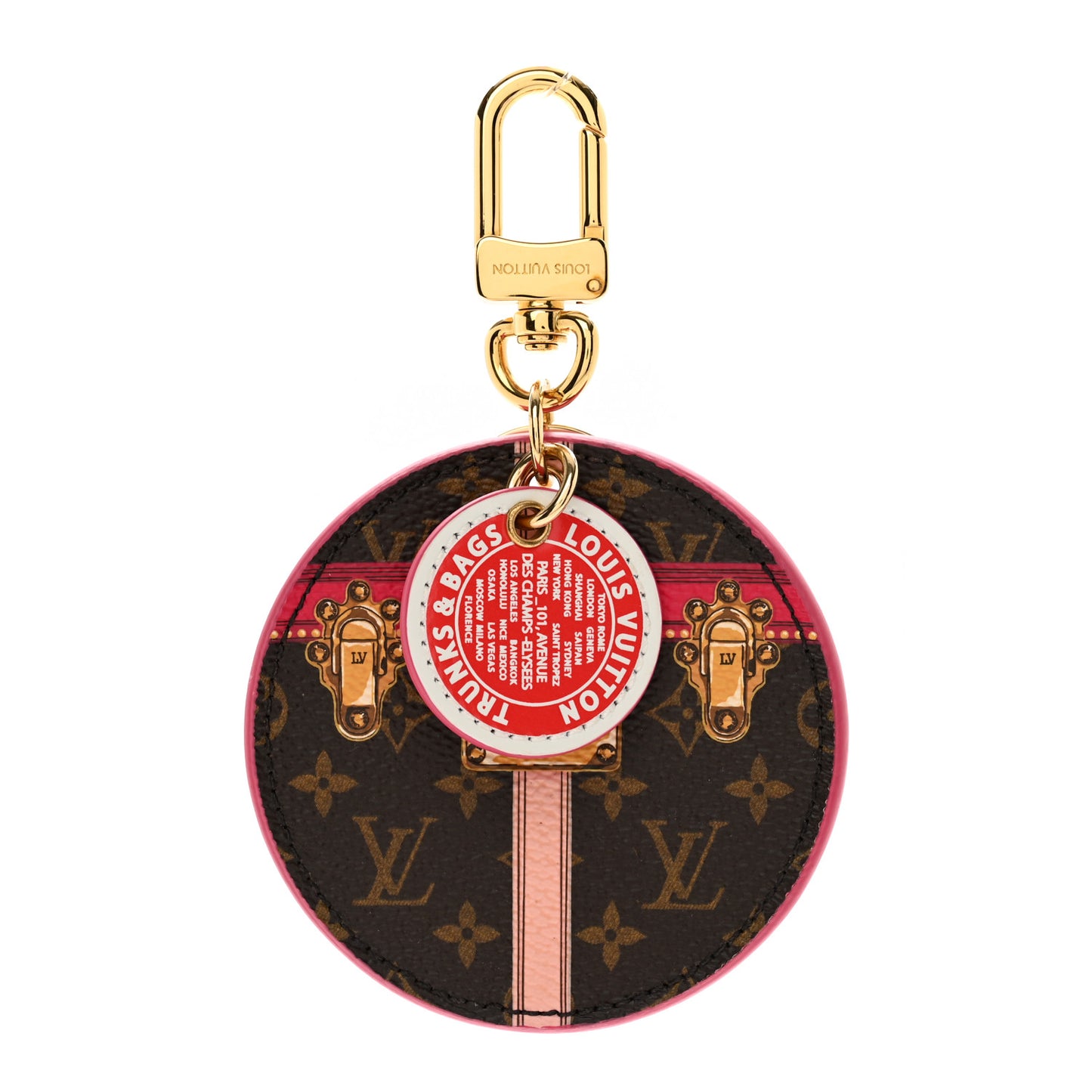Monogram Summer Trunks Bag Charm Key Holder