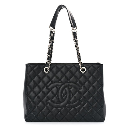 Chanel Caviar Quilted Grand Shopping Tote GST Black 1 of 11