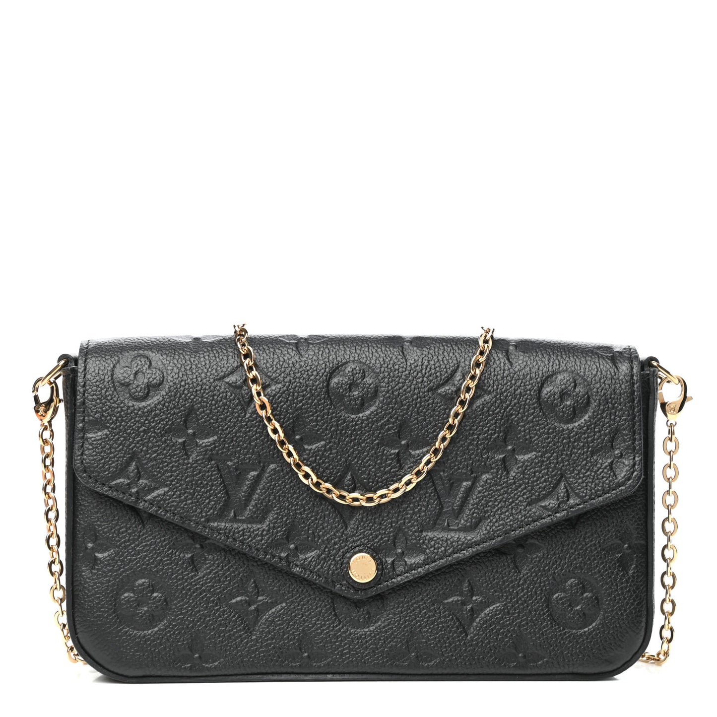 Empreinte Pochette Felicie Chain Wallet Black