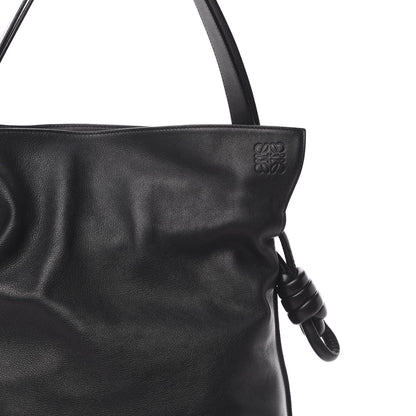 Loewe Calfskin Flamenco Knot Bag Black 7 of 12