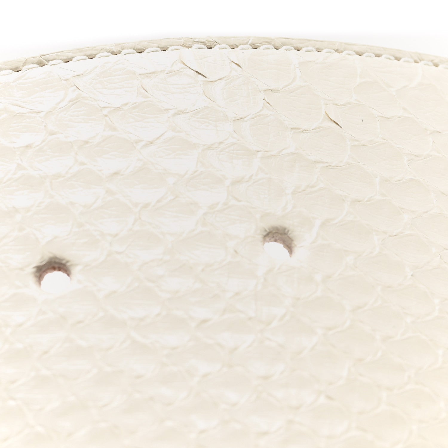 Saint Laurent Snakeskin Corset Buckle Belt White 6 of 6